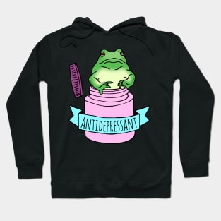 Antidepressant Frog Hoodie